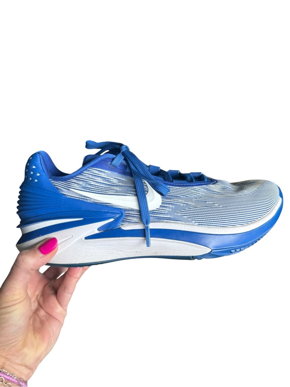 Nike G.T. Cut Academy Basketball Shoes Blue White Men’s 9.5 Athletic Sneakers